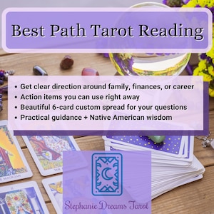 6-Card Custom Tarot Reading for Clarity image 1