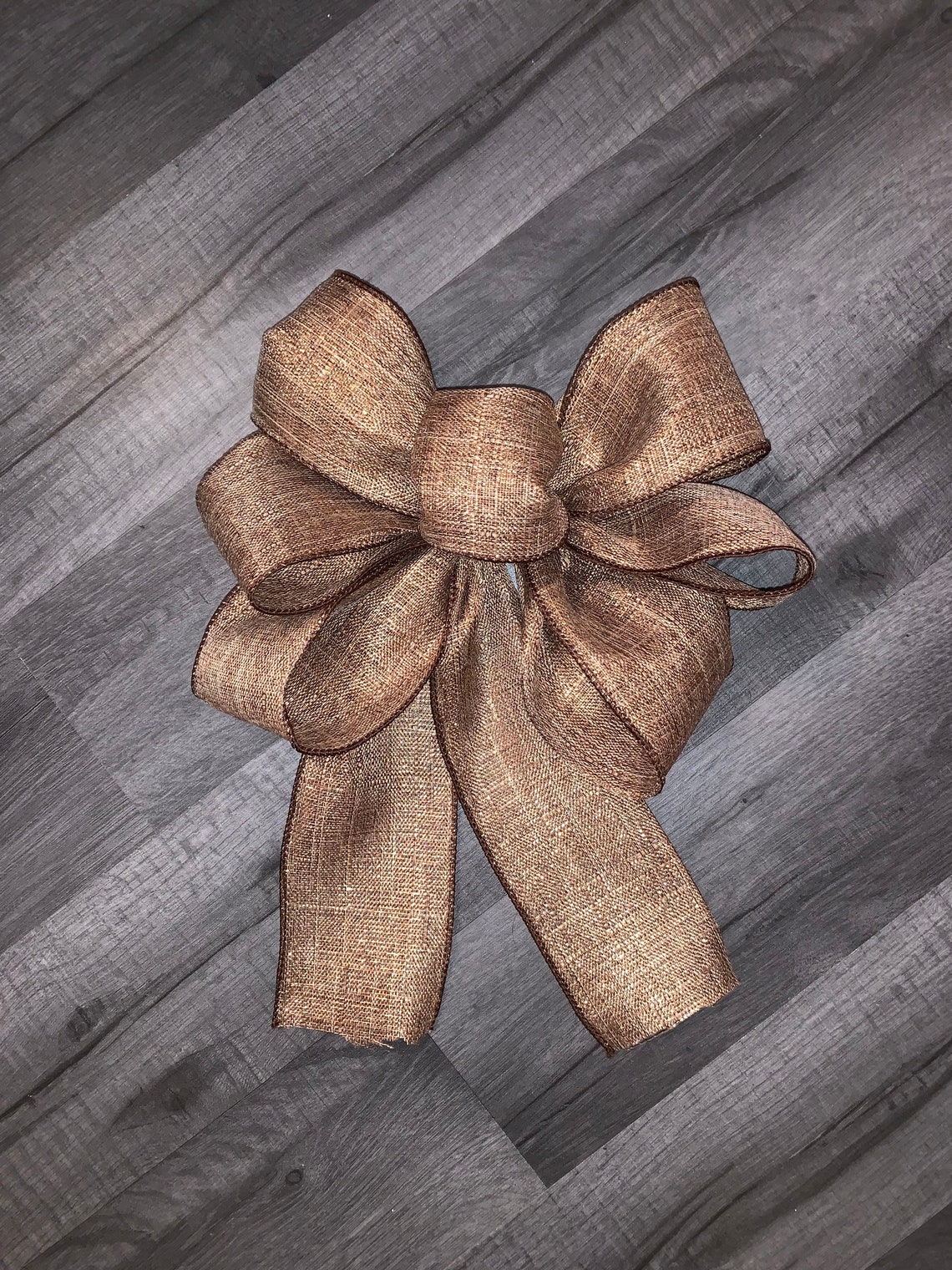 Bow wreath bow bows for wreaths bow Gold hessian Burlap Etsy