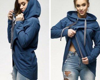 MijaCulture Molly M001 Pull d/'allaitement et de grossesse 2 en 1
