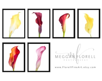 Watercolor Garden Note Cards Stationery Set Custom Floral Note Card Set Stationary Flat Note Cards Red Calla Lily Notes Letter Cards