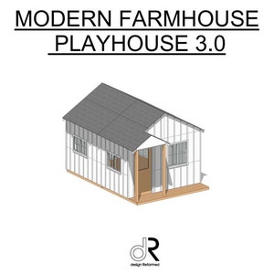 Large Modern Farmhouse Playhouse