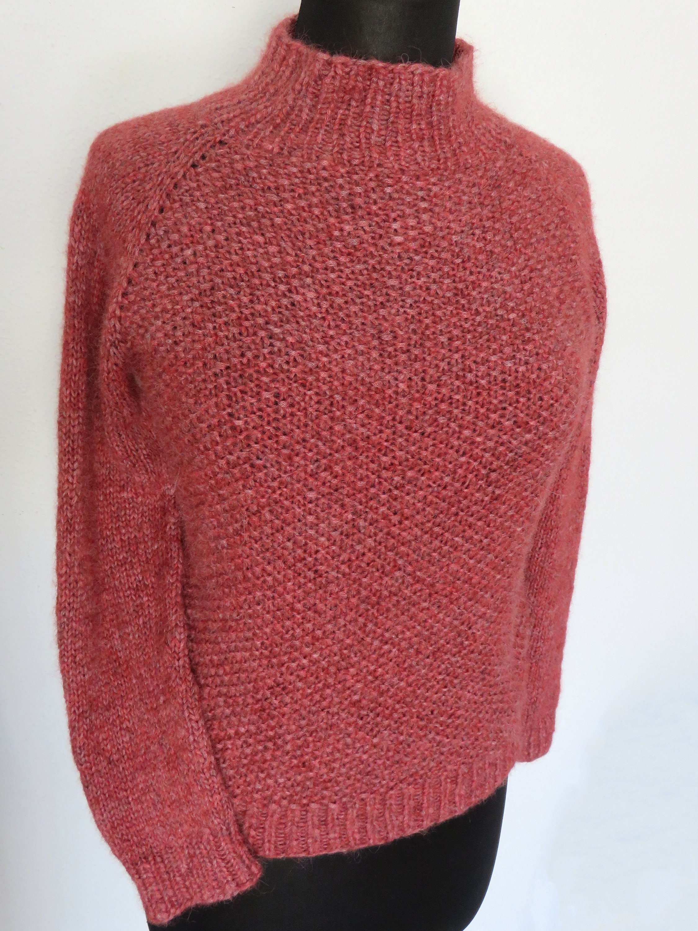 Knitting Pattern PDF File //raglan Seed Pattern Sweater - Etsy