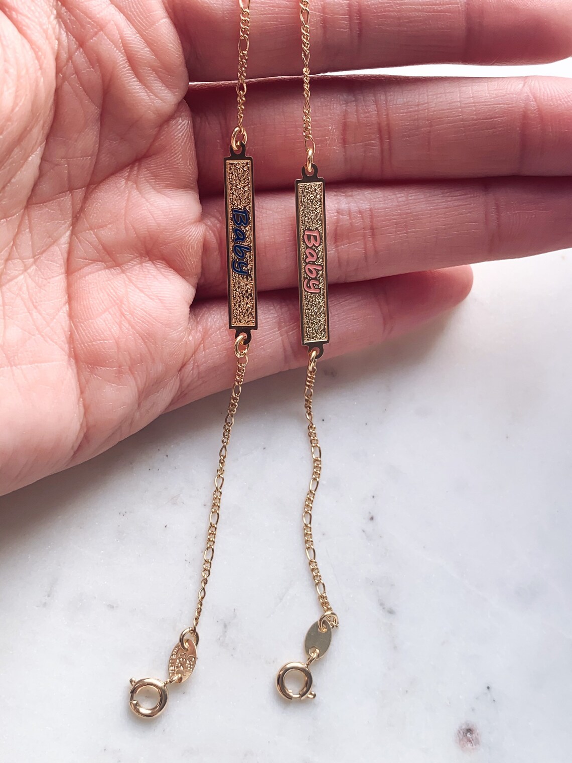 Baby Girl Baby Boy BraceletAdjustable Baby Toddler Child ID Etsy