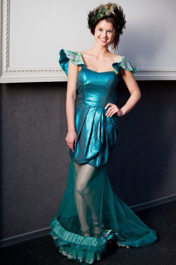 Linen dress with lurex Linen dress with lurex