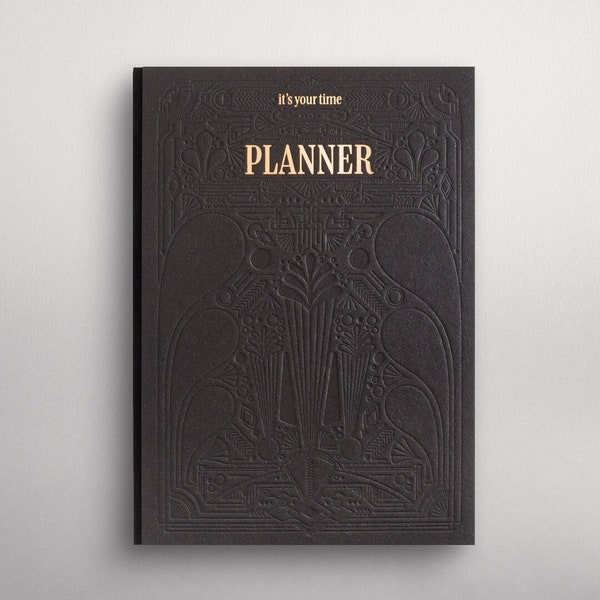 ArtDeco Planner Black - Kalender