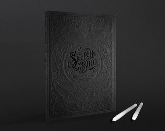 Carnet de croquis Black Edition - relié à la main