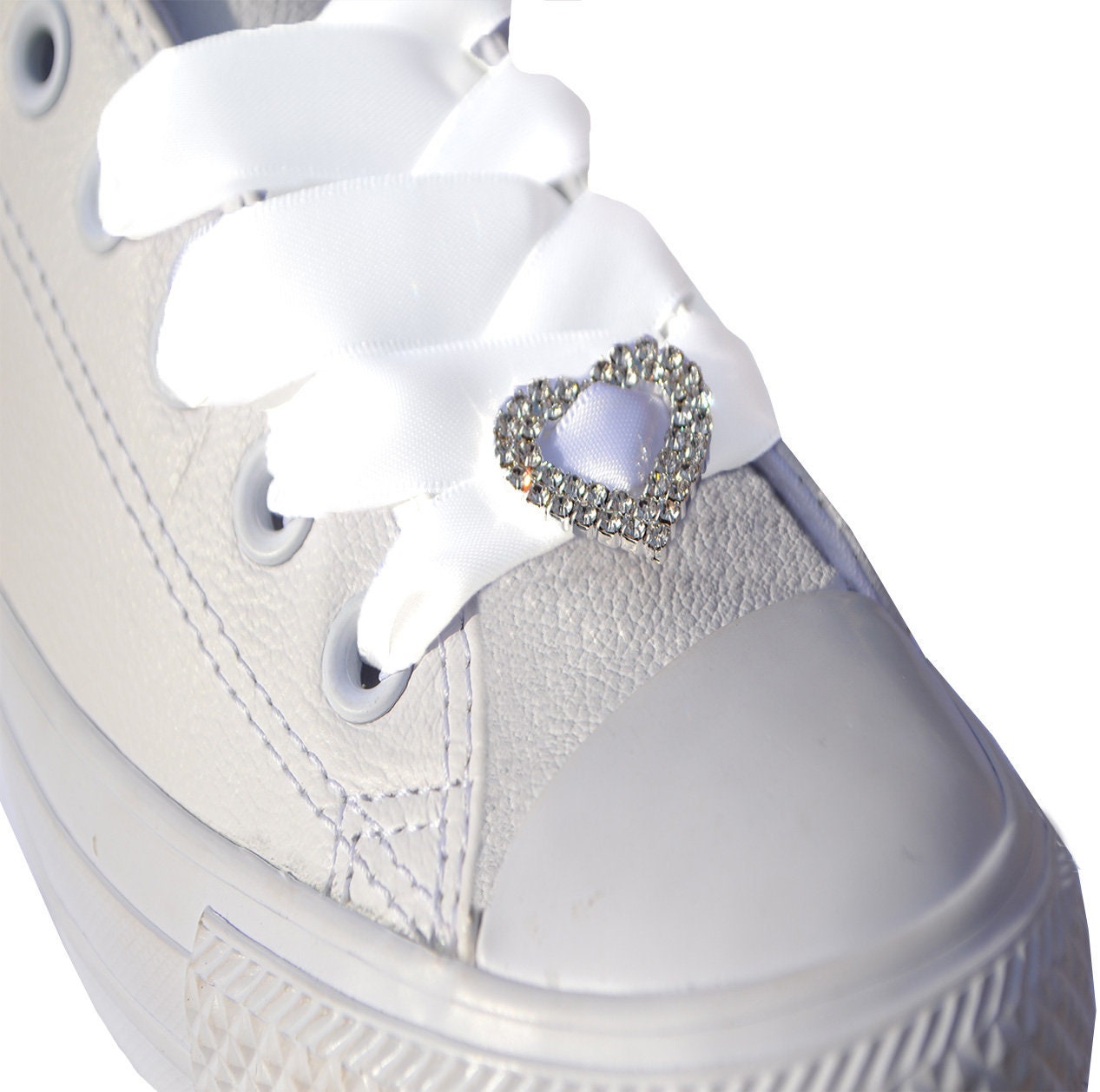 Large Heart Silver Charm Shoe Trainer Charm Shoe lace | Etsy