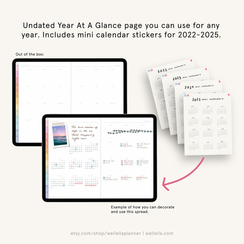Minimal Digital Journal Digital Dot Grid Journal Goodnotes Etsy