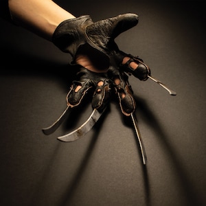 Freddy Krueger inspired GLOVE hand Horror Movie Prop image 5