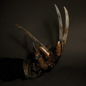 Freddy Krueger inspired GLOVE hand Horror Movie Prop image 3