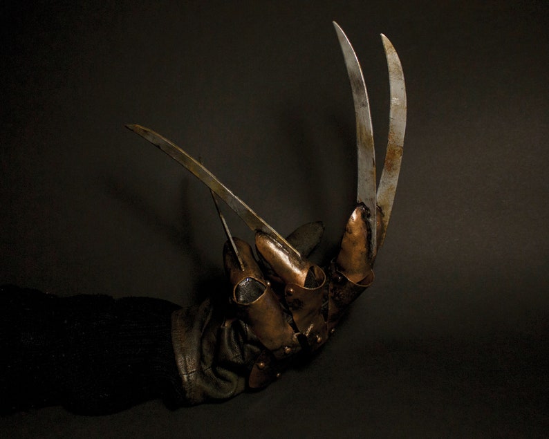 Freddy Krueger inspired GLOVE hand Horror Movie Prop image 3