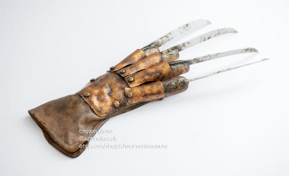 Freddy inspirierte GLOVE Hand - Krueger - Horrorfilm Prop Art - Etsy  sterreich