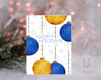 SGRho Inspired Ornament Christmas Greeting Card - Sorority - SGRho - Christmas Ornaments