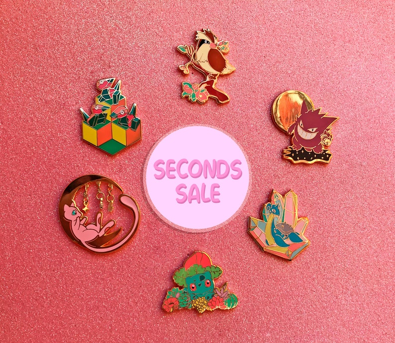 All Pokemon Enamel Pins SECONDS image 2