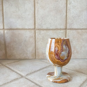 Stone Chalice | Onyx Goblet | Natural Stone Goblet