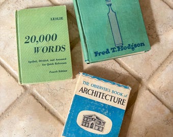 Vintage Carpentry & Architecture Books | Miniature Decor