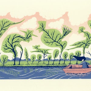 Silkscreen Print: Scenery of Life image 1