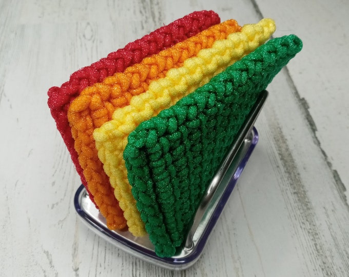 Nylon Dish Scrubbies / Dish Scrubbies / Pot Scrubber / Thick Dish