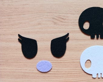 3 Full Sets - Felt Multiple Sizes, Amigurumi Buttons, Felt for Plushies, Felt Amigurumi Supplies