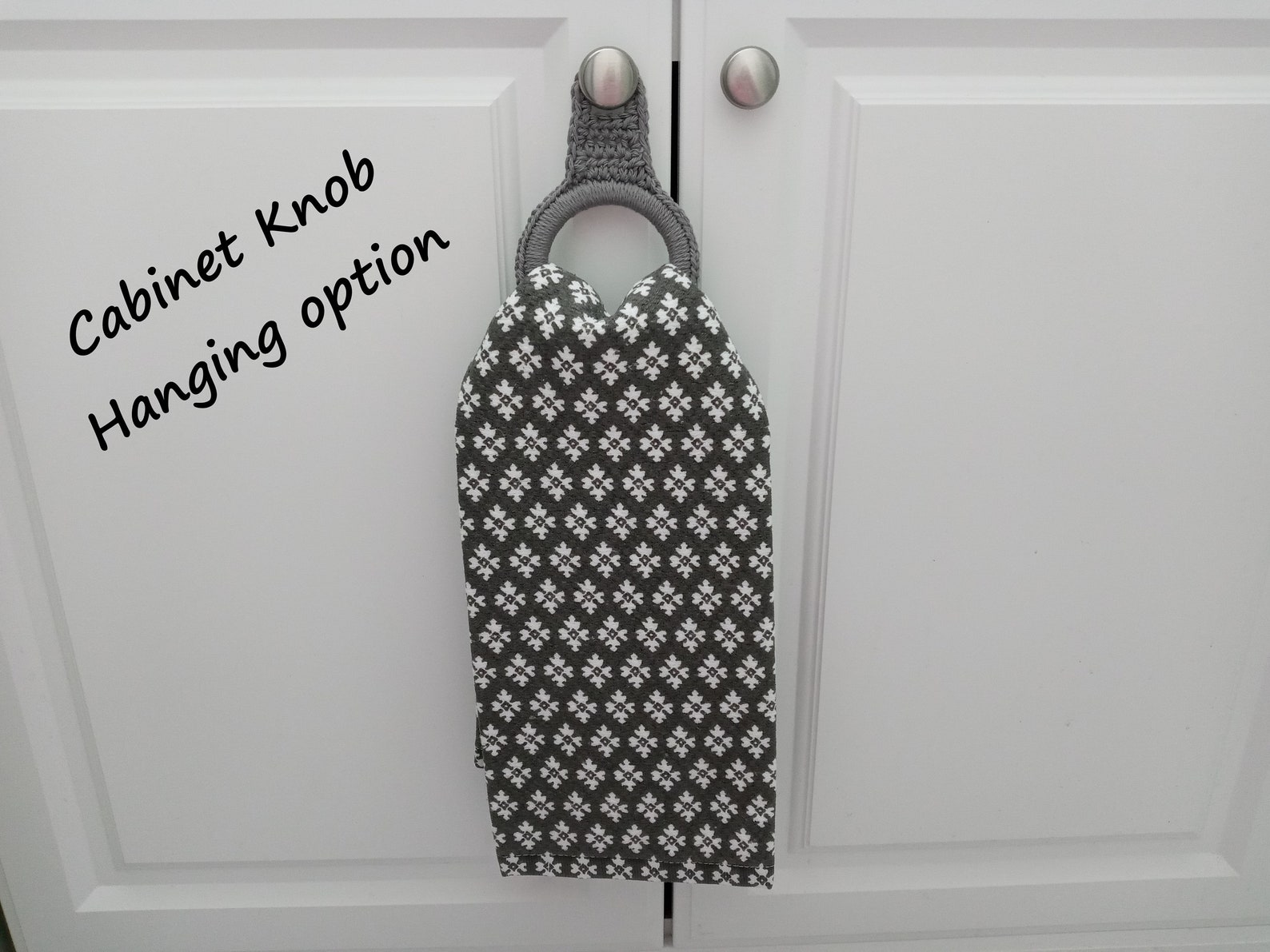 Kitchen Towel Ring / Kitchen Towel Holder / Hanging Towel Loop Etsy