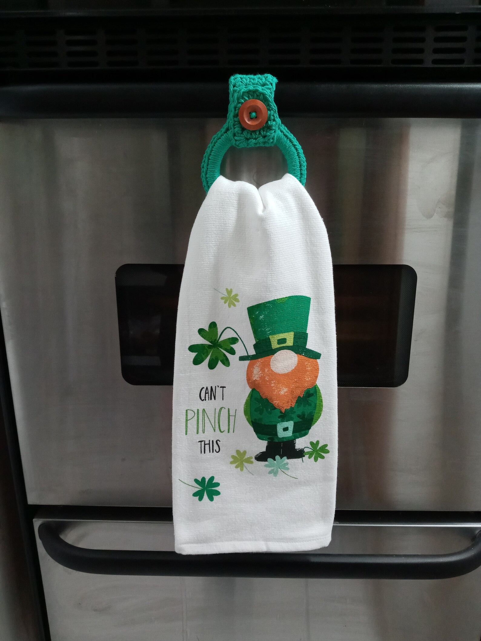 Kitchen Towel Ring / Kitchen Towel Holder / Hanging Towel Loop Etsy