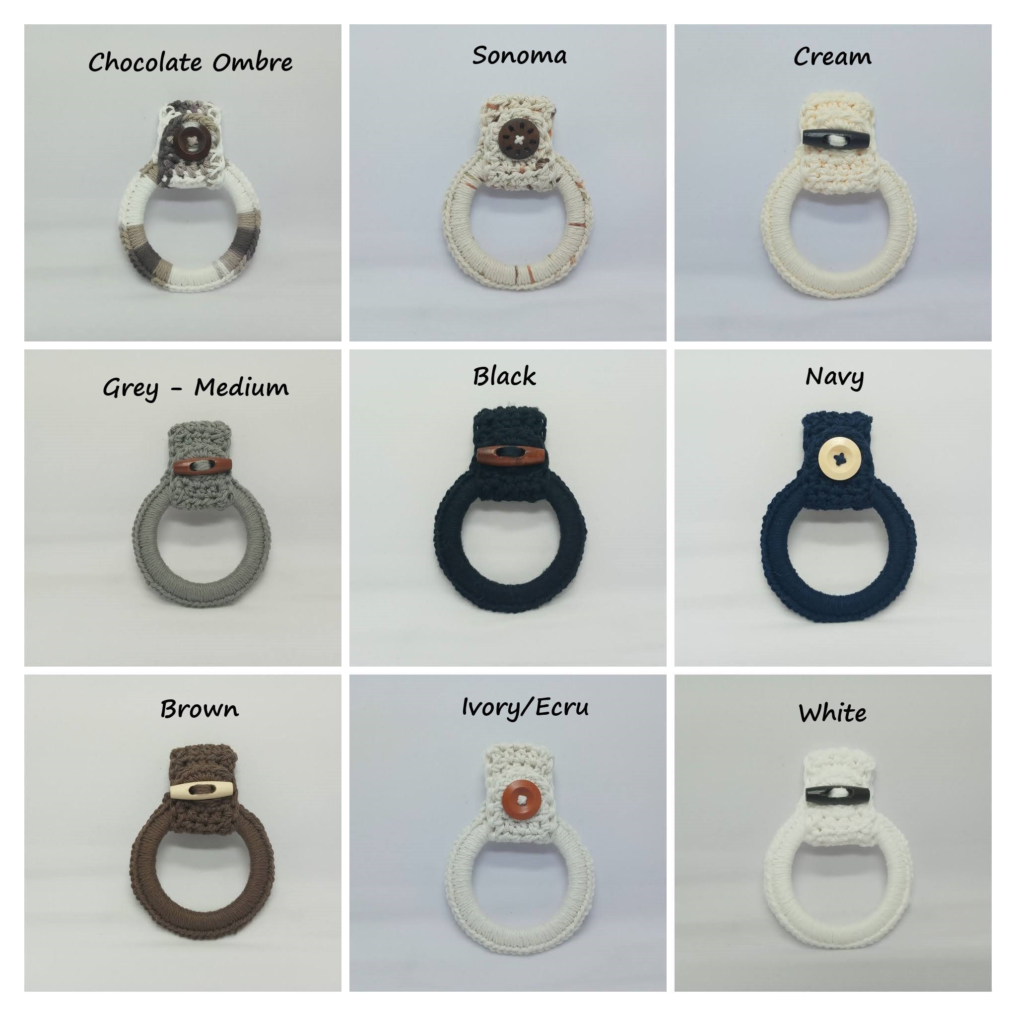 Kitchen Towel Ring / Kitchen Towel Holder / Hanging Towel Loop Etsy