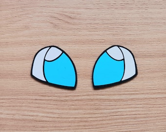3 Pairs Felt Cartoon Style Felt Eyes, Kawaii Eyes, Amigurumi Eyes, Character Felt Eyes, Matte Felt Eyes, Craft Felt Pieces