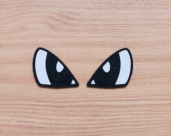 3 Pairs Felt Cartoon Style Felt Eyes, Kawaii Eyes, Amigurumi Eyes, Character Felt Eyes, Matte Felt Eyes, Craft Felt Pieces