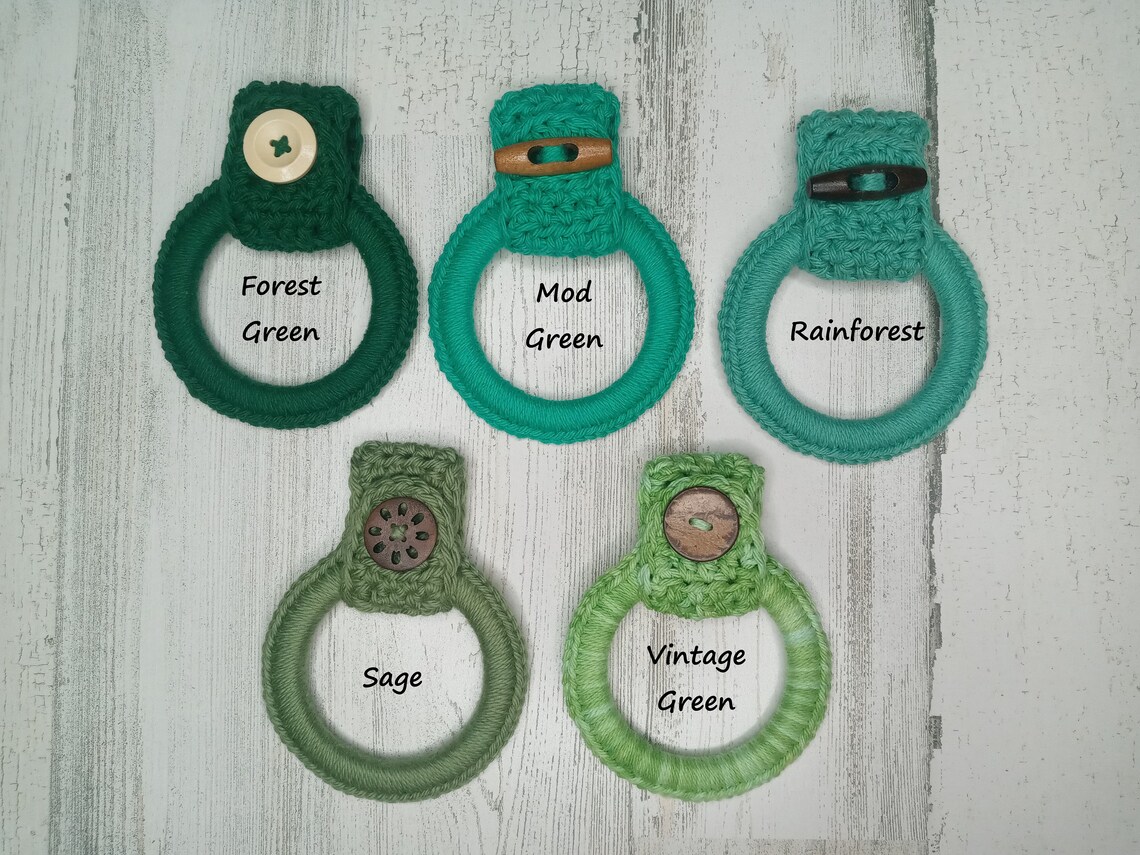 Kitchen Towel Ring / Kitchen Towel Holder / Hanging Towel Loop Etsy