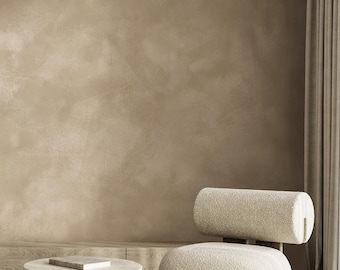 Beige Limewash Texture Wall Mural, Removable Wallpaper | 040