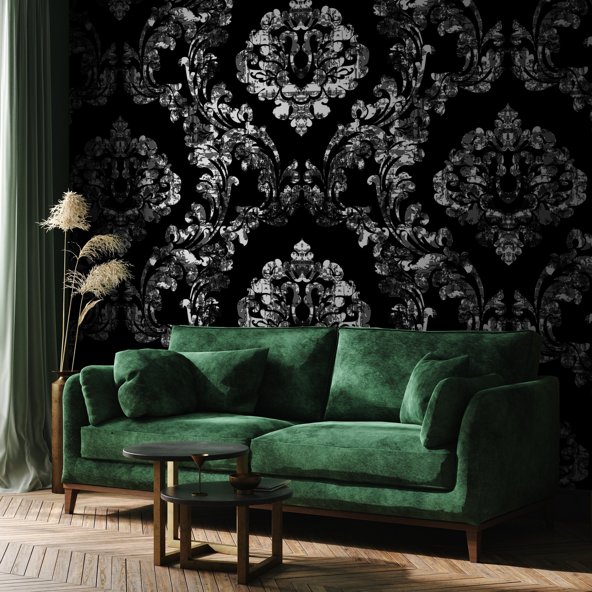 High Resolution Patterned Wallpaper Stock Illustration  Download Image Now   Wallpaper  Decor Backgrounds Gothic Style  iStock