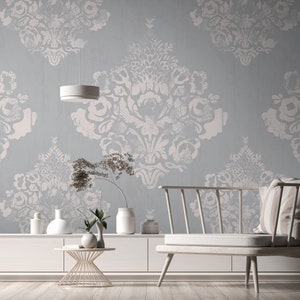 pink gray damask wallpaper, big size | 187