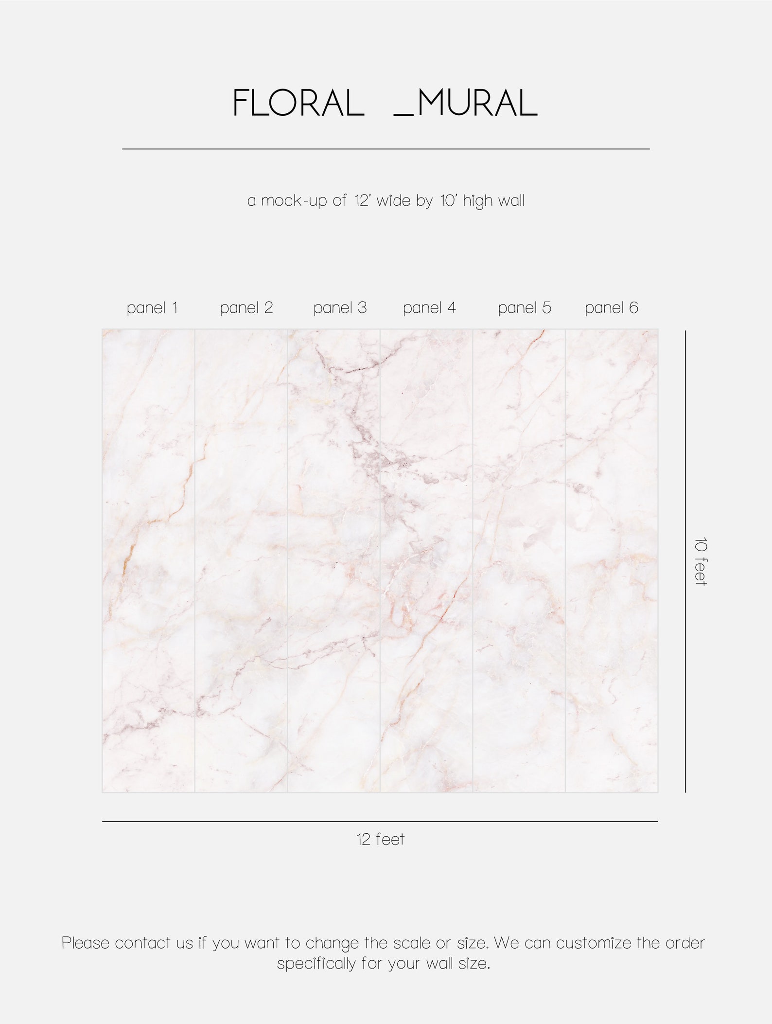 Pink Marble Wallpaper Nursery Wall Décor Peel and Stick Etsy