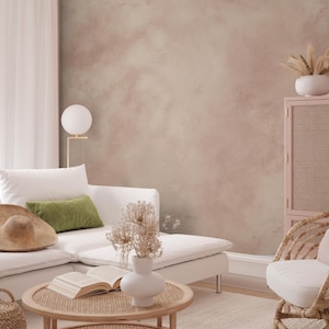 pink concrete wallpaper, blush wall mural | 024