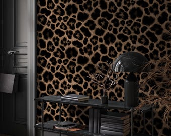 Leopard Pattern Wallpaper, Animal Print Wall Decor | 011