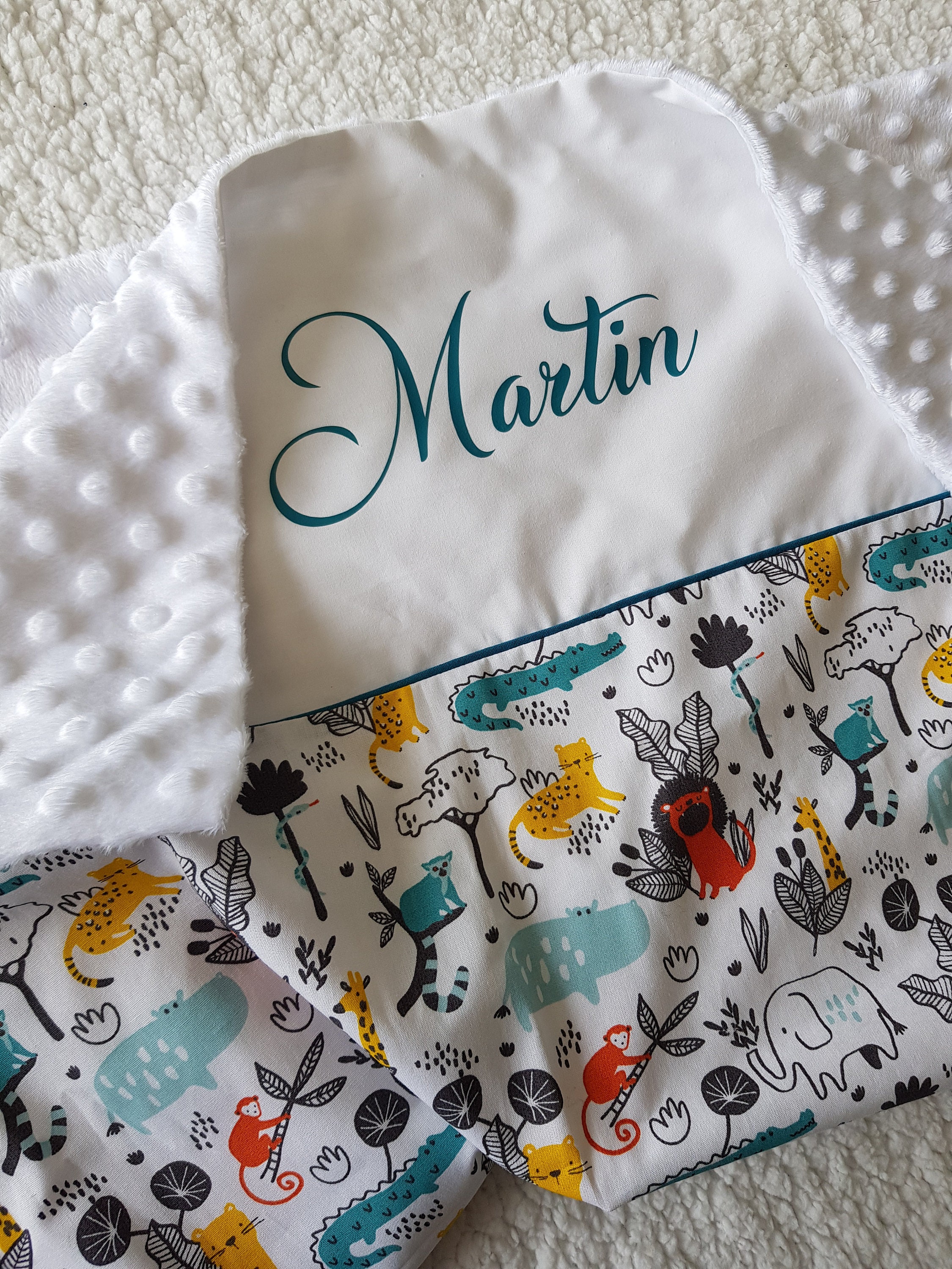 Couverture Personnalisée Animaux Savanes