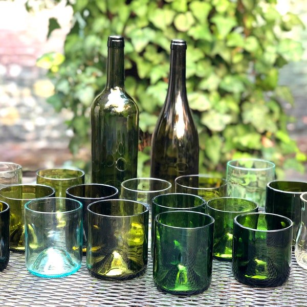 Recycled Wine Bottle Etsy