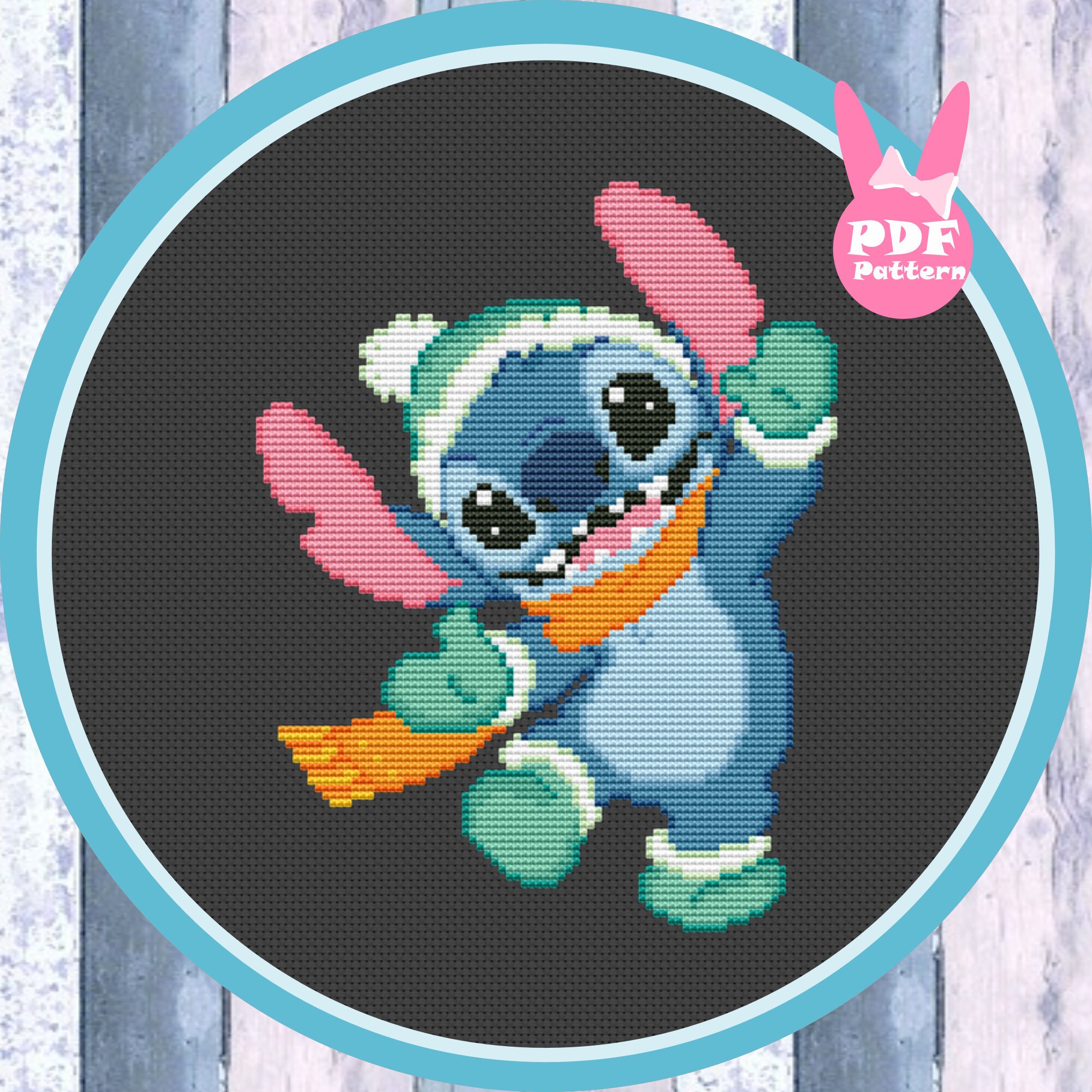 Lilo and Stitch cross stitch pattern Disney cross stitch | Etsy