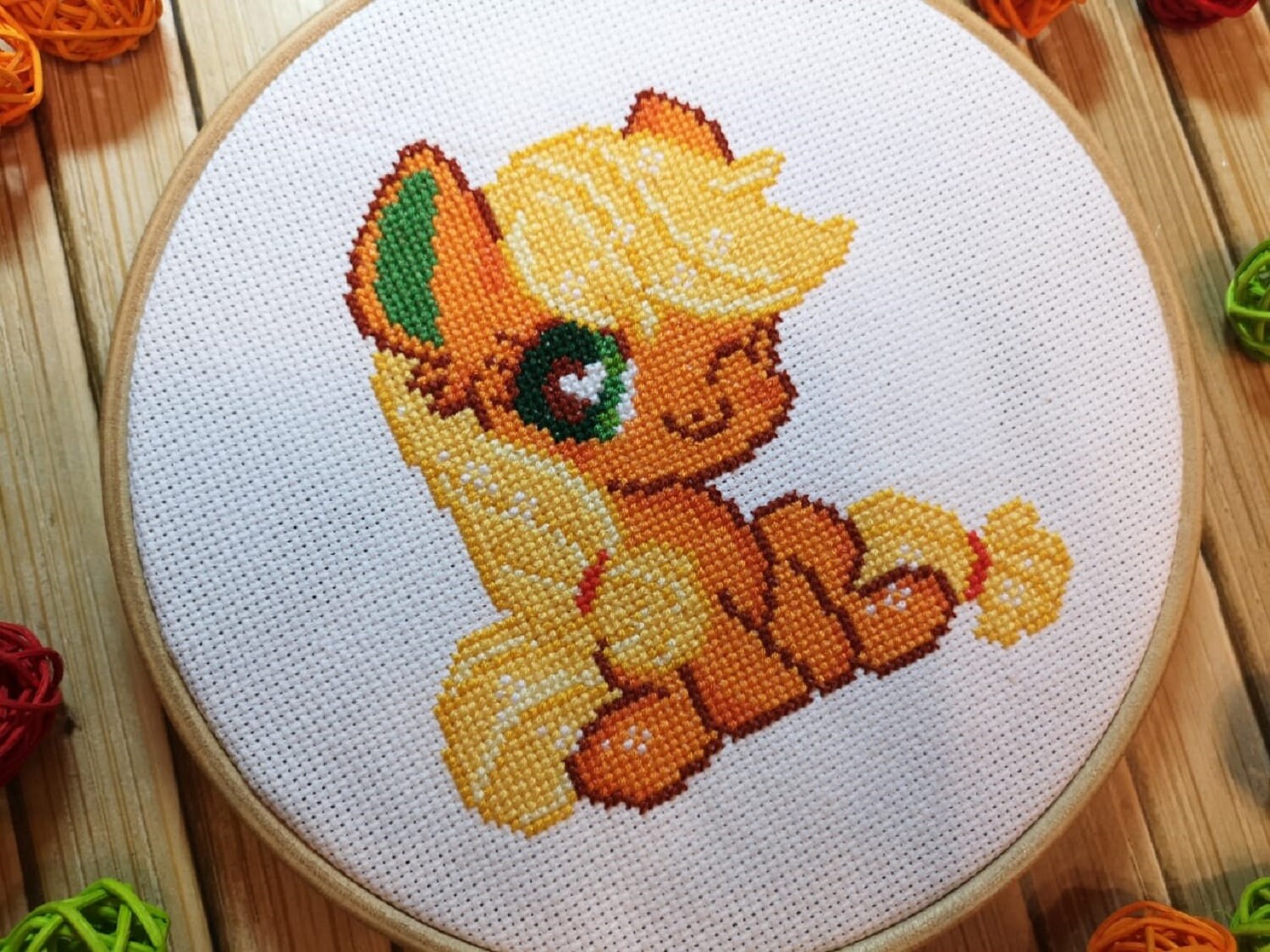 Applejack Cross Stitch My Little Pony Cross stitch pattern Etsy