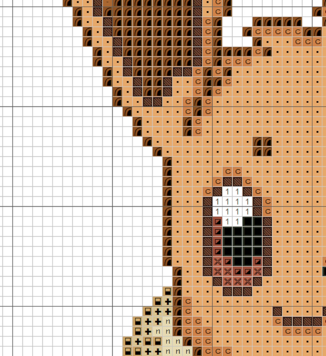 Eevee cross stitch Pokemon Eevee wall decor Anime cross | Etsy