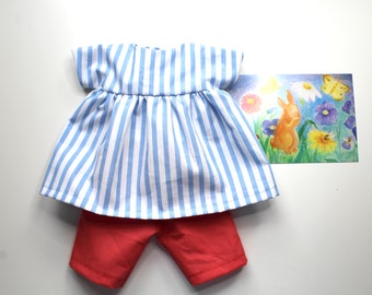 Conjunto de ropa para muñeca muñeca Waldorf de 32 cm