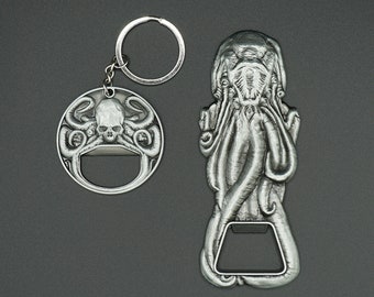 Cthulhu Bottle Opener Set + Free sticker pack