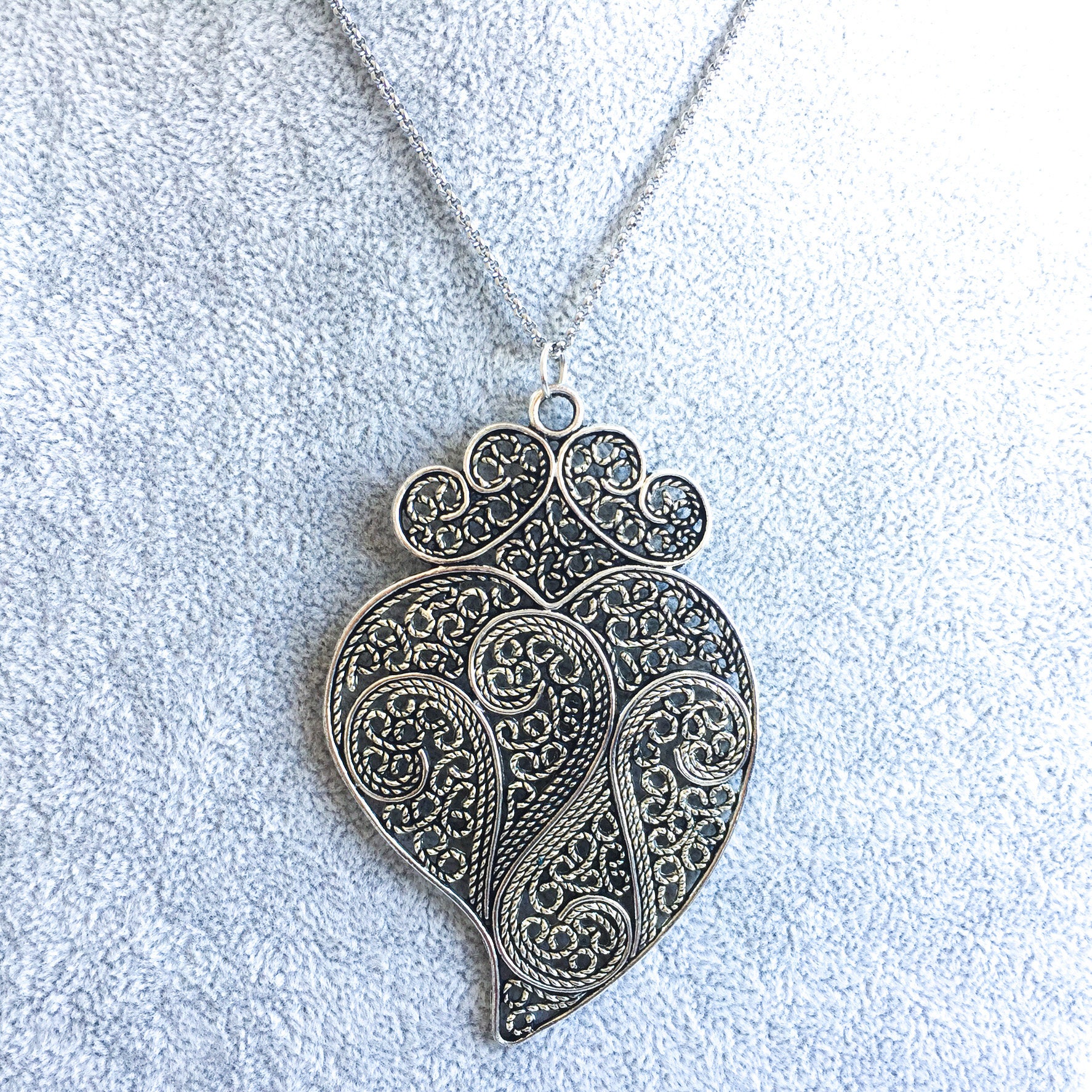 Portugués Viana Corazón COLLAR Portugal Regalo Etsy