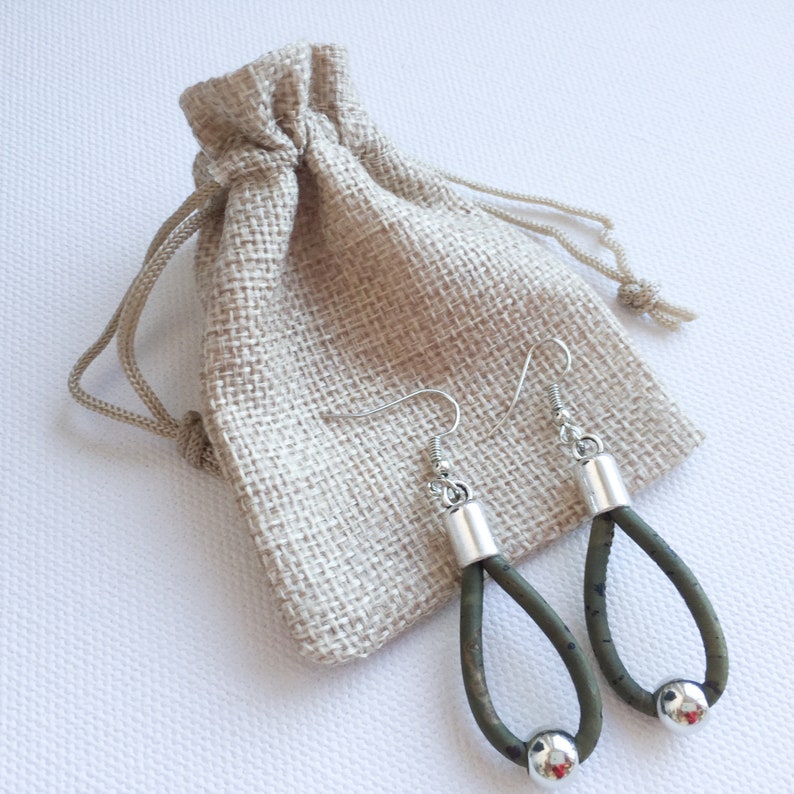 Portugal Cork Jewelry EARRINGS Eco Friendly Gifts Women Etsy