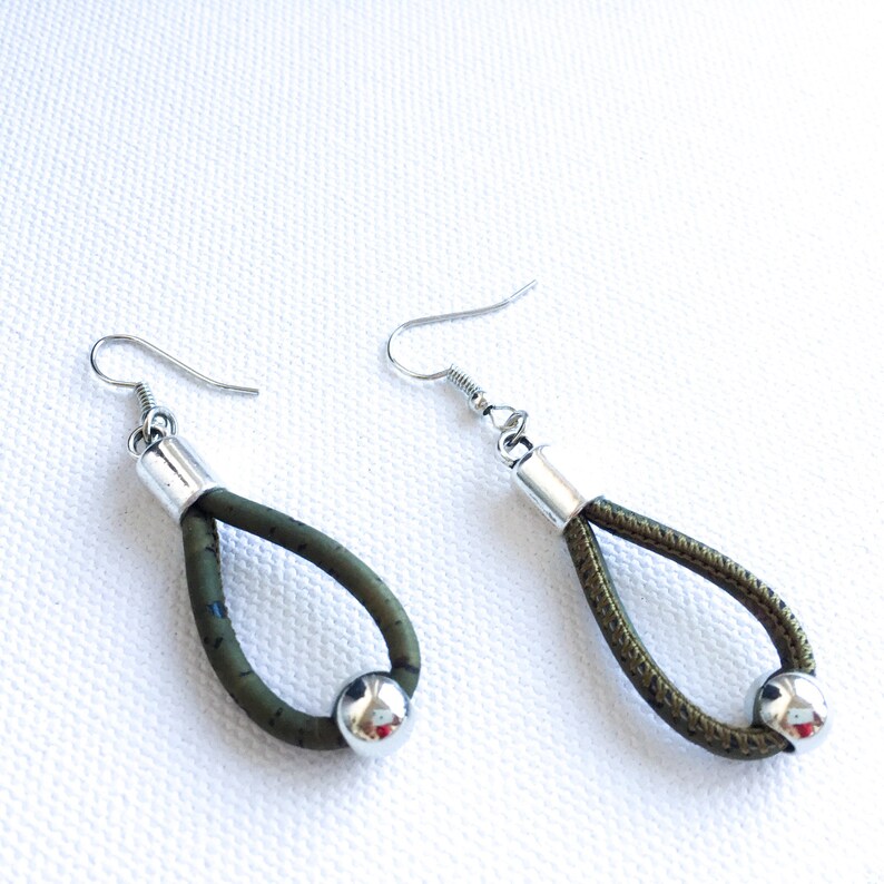 Portugal Cork Jewelry EARRINGS Eco Friendly Gifts Women Etsy