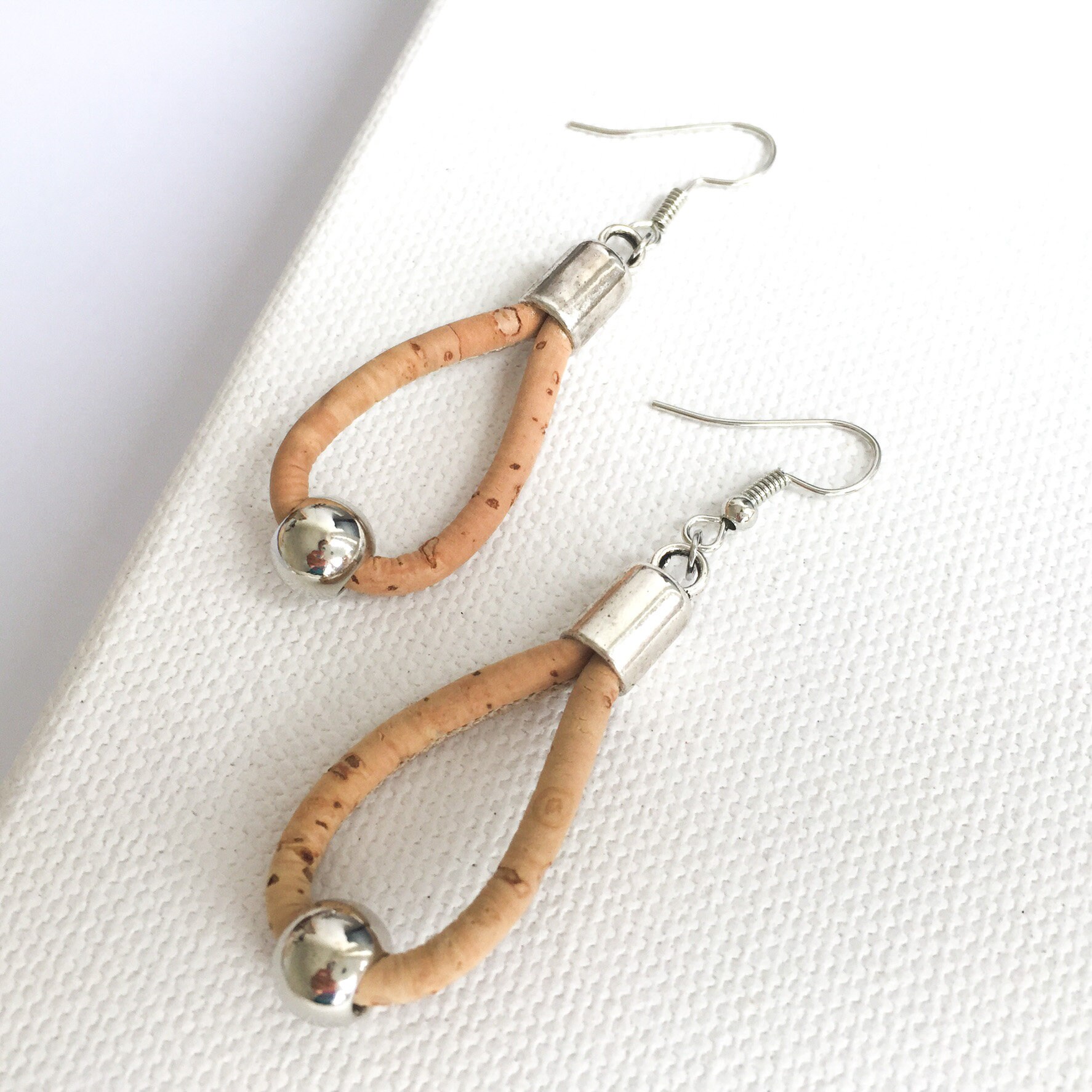 Portugal Cork EARRING Sustainable Portuguese Jewelry Vegan Etsy