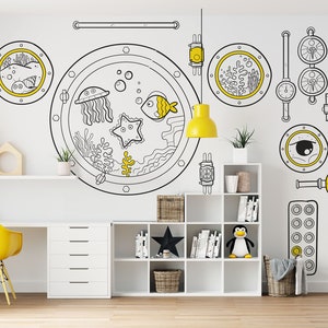 Kinderzimmer Doodles Tapete, anpassbare Tapete, schwarz weiß Tapete, moderne Wohnkultur, abnehmbare Tapete, Keine faulen Tapeten