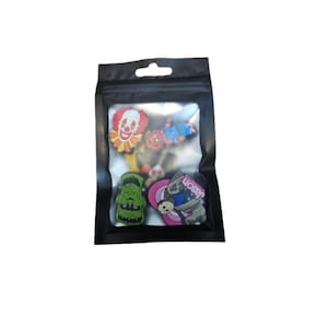 Movie, TV Show, Shoe charms, Scary Movie, Horror Show -6 Charms included.