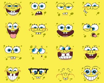 Spongebob svg | Etsy