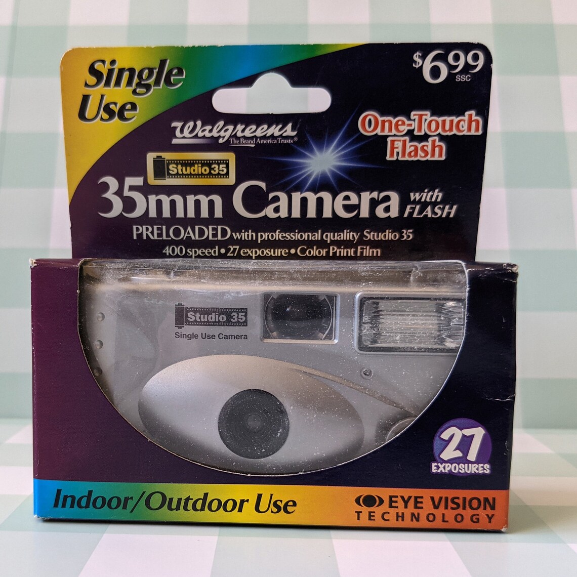 Vintage 35mm disposable camera preloaded color film 27 Etsy